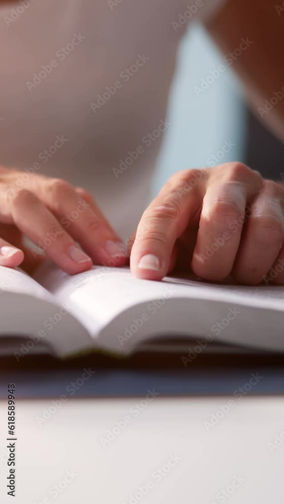 Prayer Woman Studying Bible Book Prayer Woman Studying Bible Book