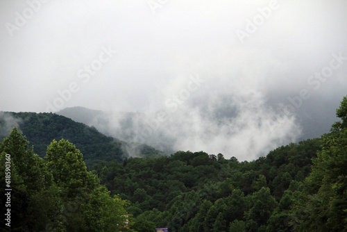 Clouds over Mount Mitchell