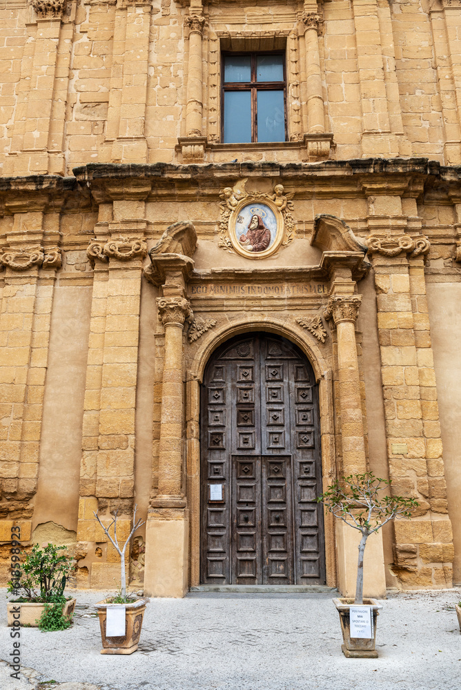 Church of the San Francesco di Paola in Agrigento, Sicily, Italy,