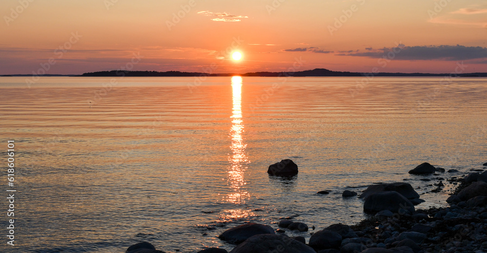 Sunset in the archipelago