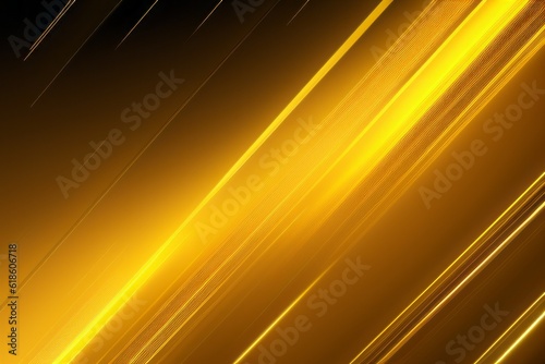 golden abstract background with lines  generative ai