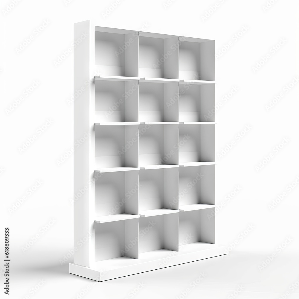 Wooden book shelf mockup Wooden book shelf mockup