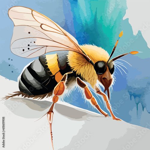 Bee on a flower