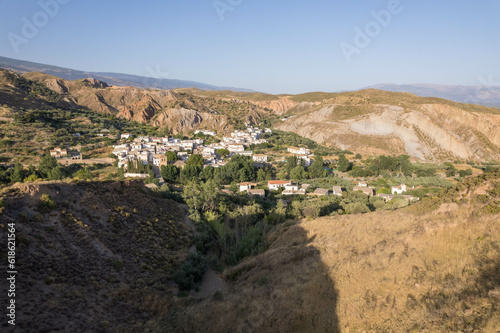 The town of Yator in the south of Granada
