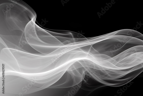 Abstract smoke background. Generative Ai.