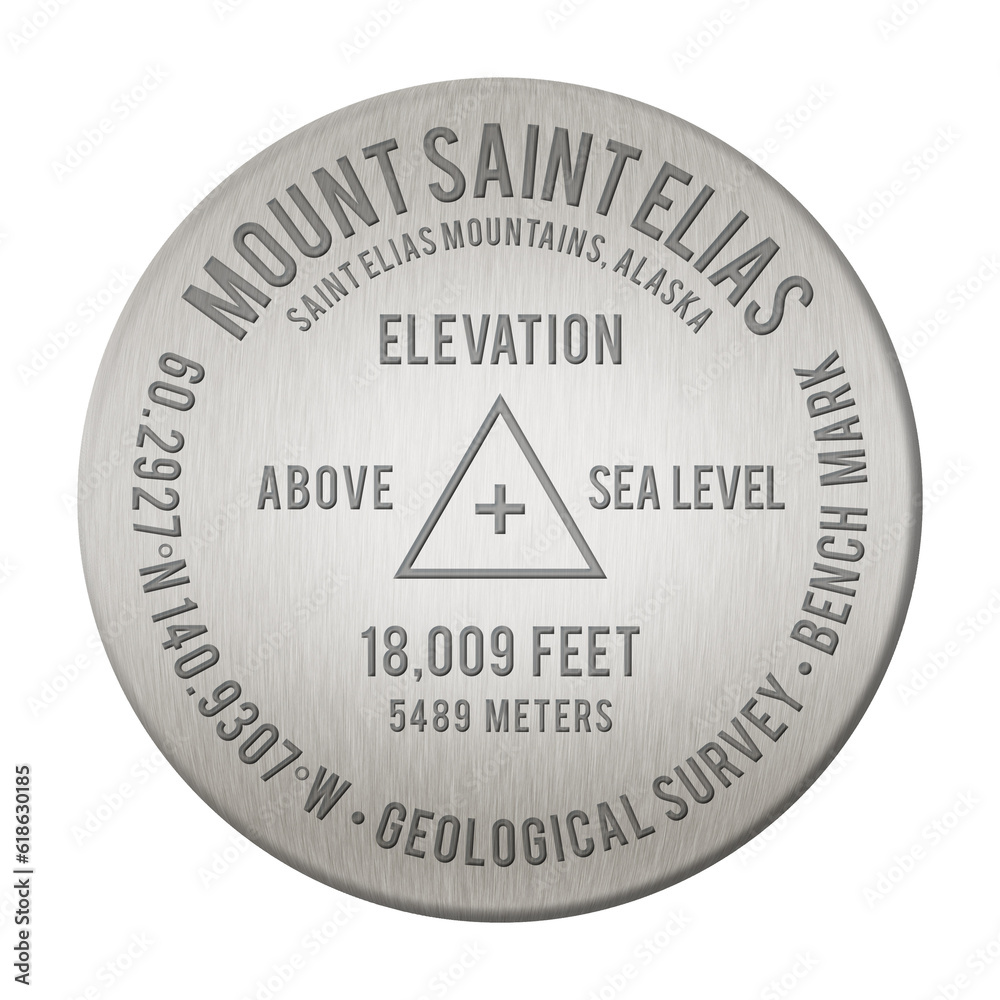 Mount Saint Elias Bench Mark illustration, transparent, Mt. Saint Elias, the Second Tallest Mountain in the United States, in the state of Alaska Mount Saint Elias Bench Mark illustration, transparent, Mt. Saint Elias, the Second Tallest Mountain in the United States, in the state of Alaska