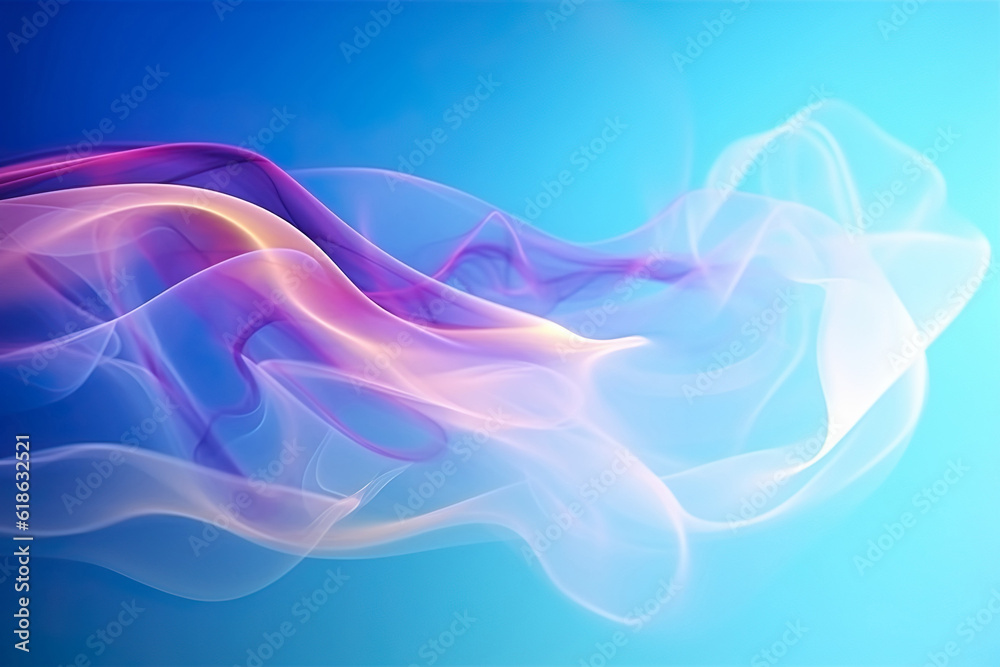 Fototapeta premium Abstract smoke background. Generative Ai.