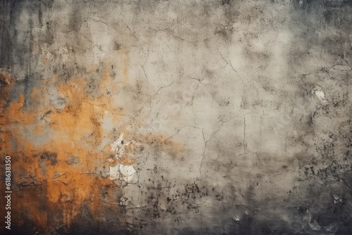 stock photo of Dark grey rusty concrete wall texture shadow photography Generated AI