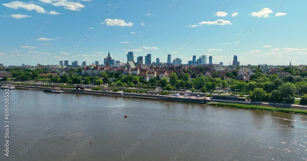 Warszawa - w dniu regat na Wiśle	
