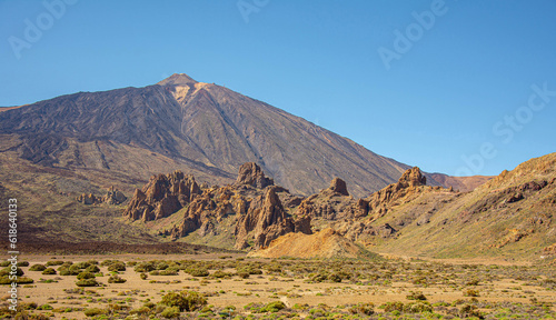 amazing landscape in El Teide national park