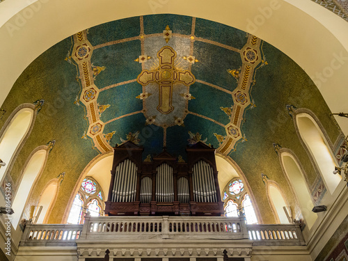 Interior of Parish of San Manuel and San Benito, Madrid, Spain photo