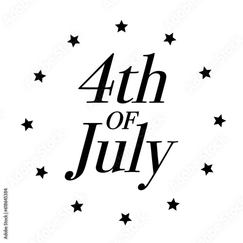 Happy Birthday America, 4th of July Banner, Fourth of July, Holiday Banner, Independence Day Background, July 4th Background, 4th of July Background, Parade Background, Patriotic Banner Vector