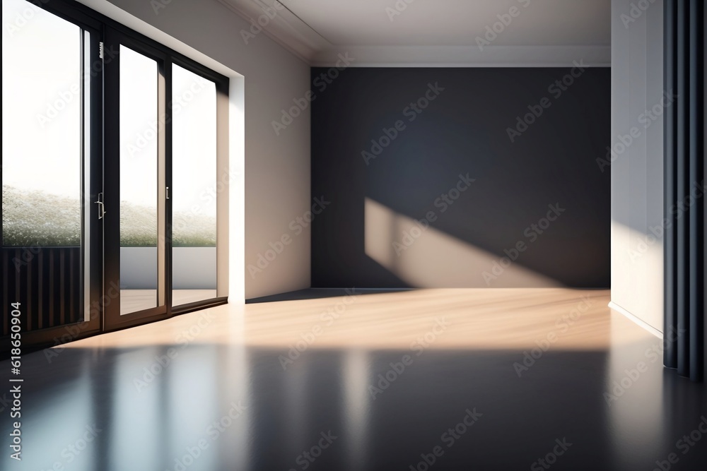 Obraz premium empty room design.