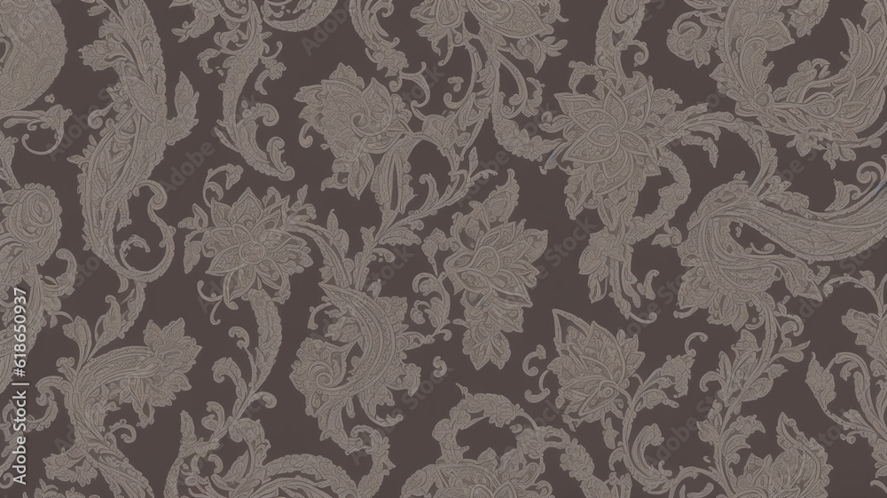 custom made wallpaper toronto digitalAn Elegant Wallpaper With A Large Pattern Of Flowers And Birds