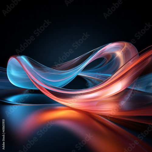 Abstract Fluid creative templates, cards, color covers set. Geometric design, liquids, shapes. Generated using AI tools.
