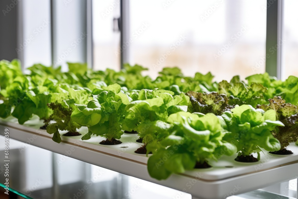 hydroponics with water pipe tube media environmental plant profesional photography ai generated hydroponics with water pipe tube media environmental plant profesional photography ai generated