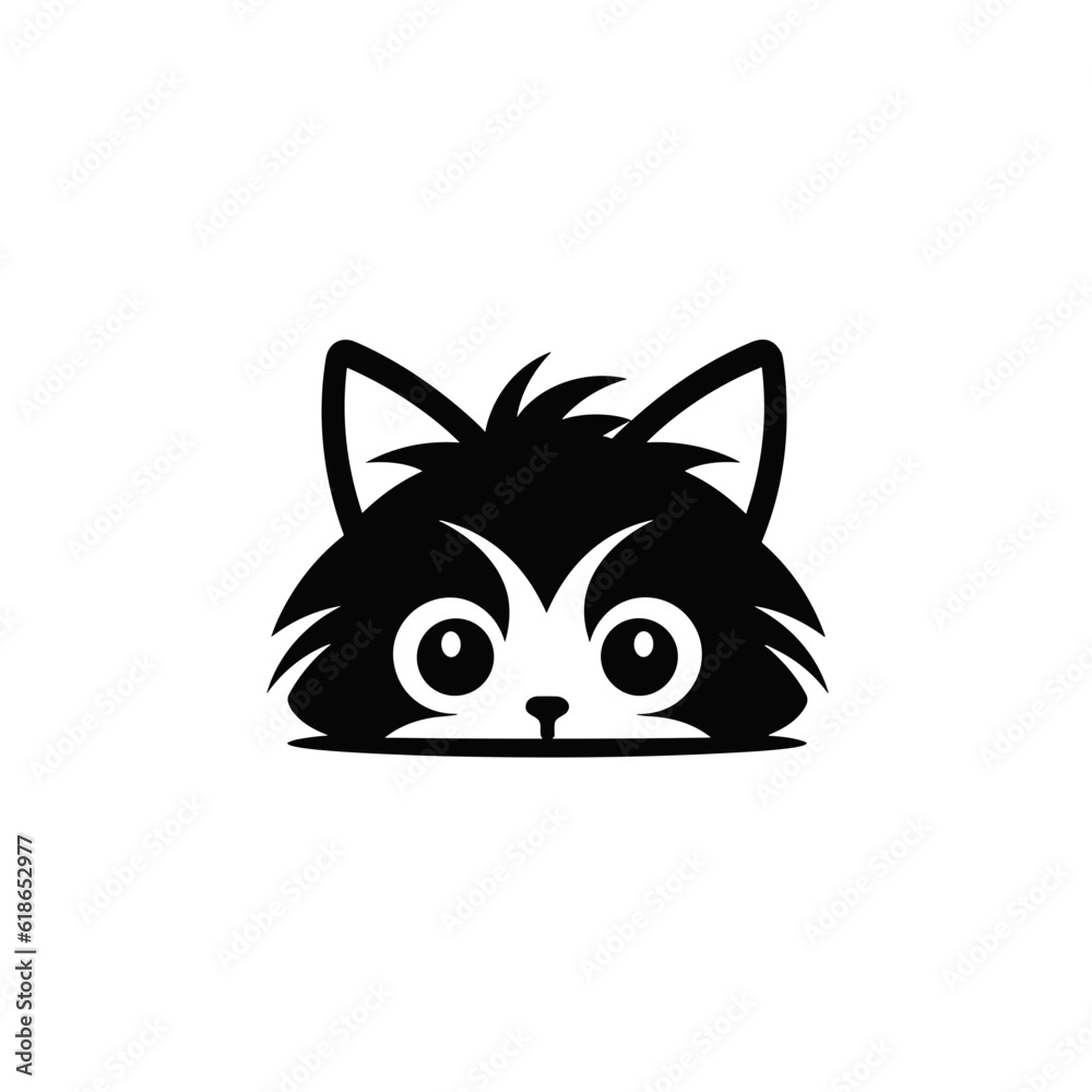 Cat Silhouette Icon SVG Vector, Paw, Sleeping Cat, Cat House, LIttle Cat, Cute Cats