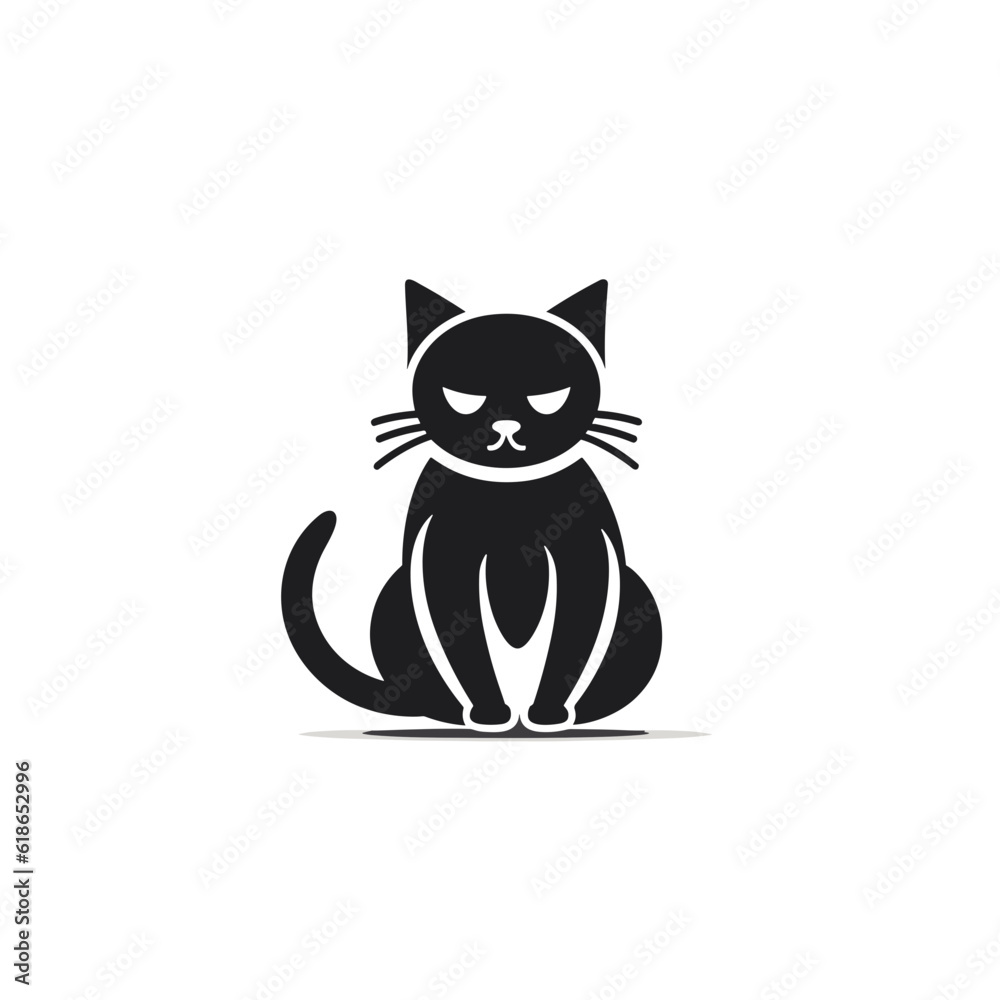 Cat Silhouette Icon SVG Vector, Paw, Sleeping Cat, Cat House, LIttle Cat, Cute Cats