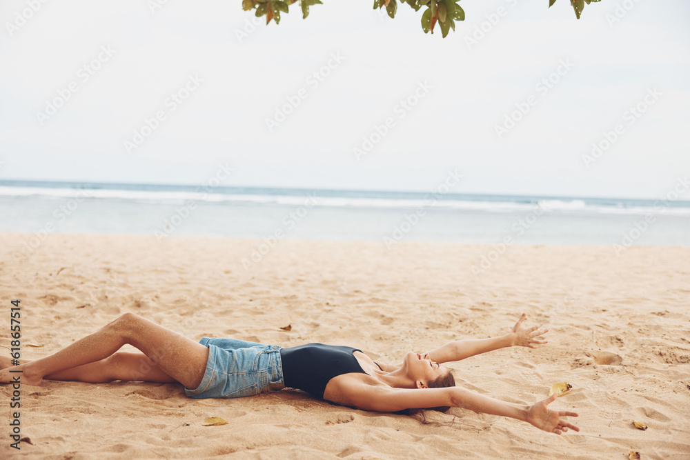 vacation woman freedom sea nature sitting sand smile holiday beach travel vacation woman freedom sea nature sitting sand smile holiday beach travel