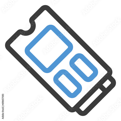 ssd icon in color line style