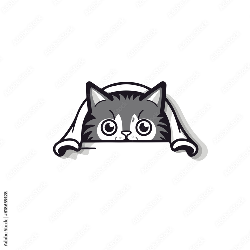 Cute looking cat, adorable kiity, kitten, graphic svg vector illustration of a little cat, young, head, big eyes Cute looking cat, adorable kiity, kitten, graphic svg vector illustration of a little cat, young, head, big eyes