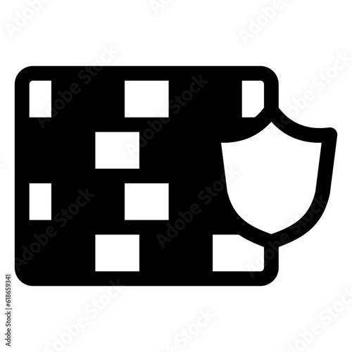 firewall icon in solid style