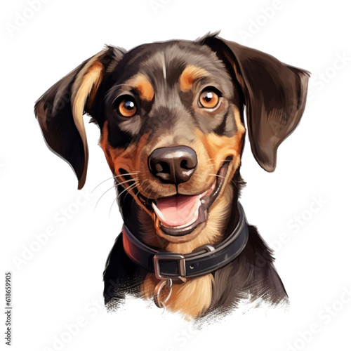 Adorable Dog Puppy illustration graphic  cute puppies  cute eyes  happy