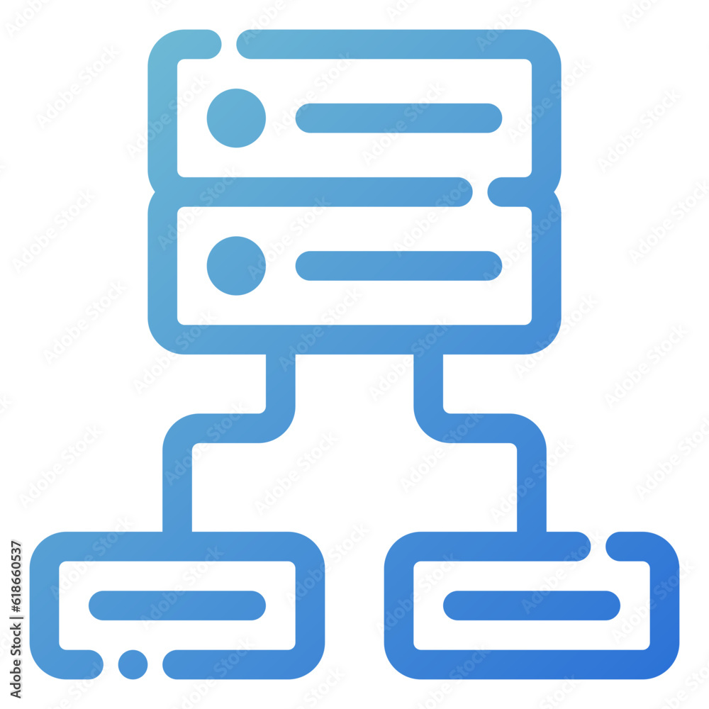 load balance icon in line gradient style load balance icon in line gradient style