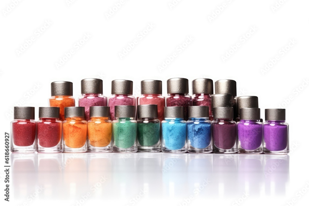 Nail Polish isolated white background Profesional Photography AI Generated Nail Polish isolated white background Profesional Photography AI Generated