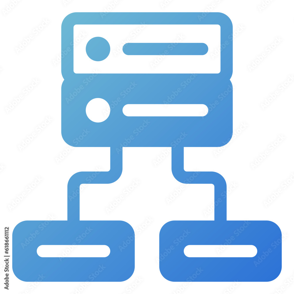 load balance icon in gradient style load balance icon in gradient style