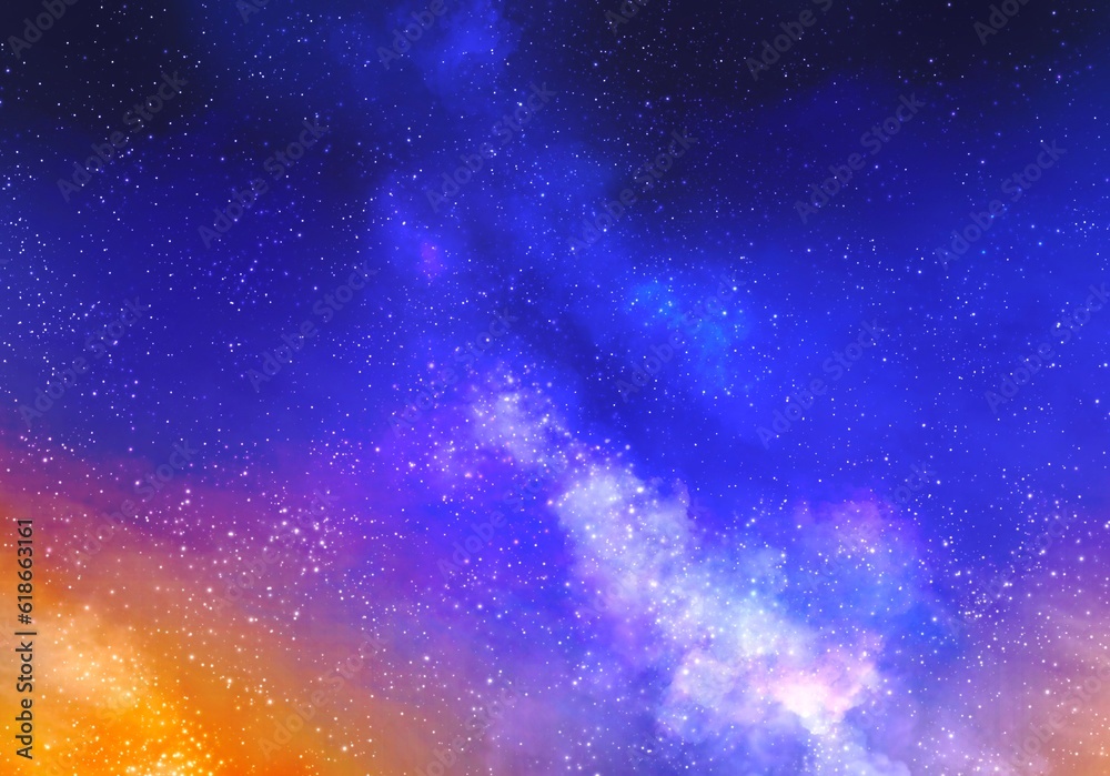 Obraz premium background with stars