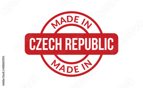 Made In Czech Republic Rubber Stamp