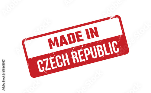 Made In Czech Republic Rubber Stamp