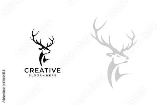 deer logo design inspiration, Hunting logo © Alvaro