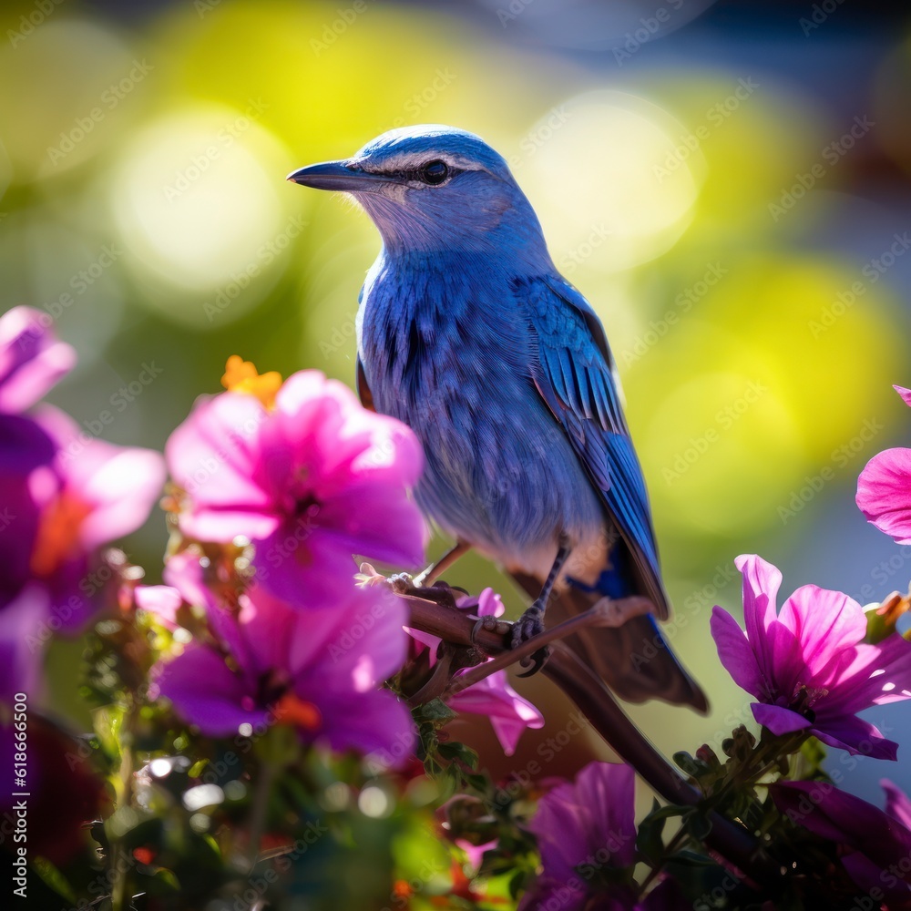 a macro closeup image of a beautiful blue bird sitting a macro closeup image of a beautiful blue bird sitting
