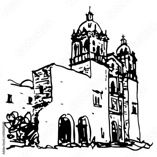 Photography Santo Domingo Church and Cultural Center in Oaxaca, Mexico