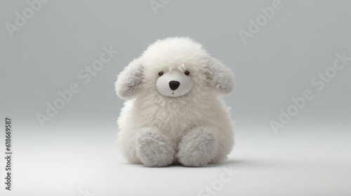 puppy with toy HD 8K wallpaper Stock Photographic Image
