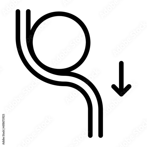 physics line icon