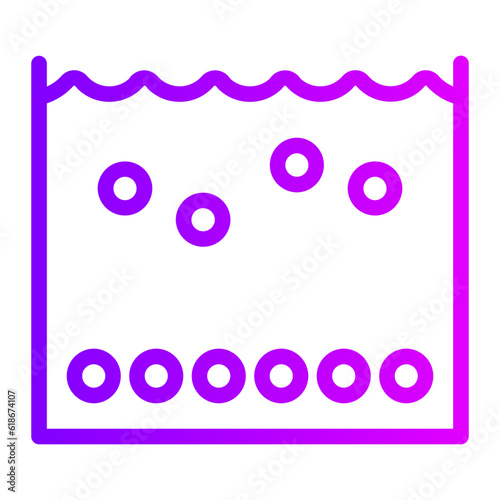 sedimentation gradient icon