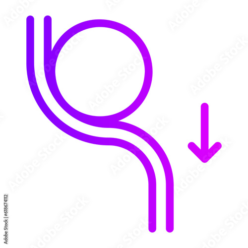 physics gradient icon