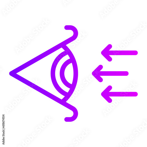 refraction gradient icon
