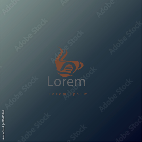 Flat baby logo vector