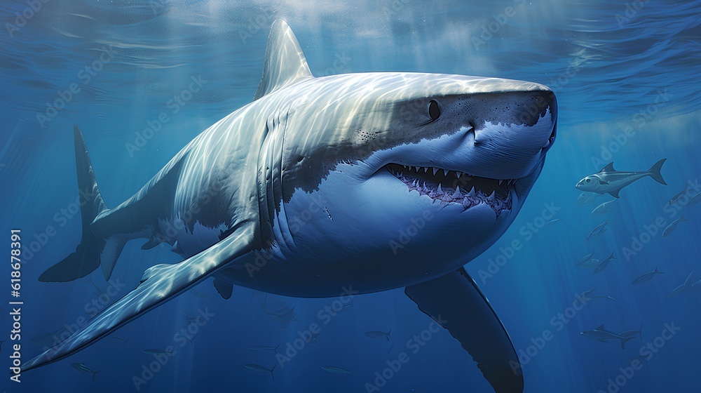 Fototapeta premium great white shark