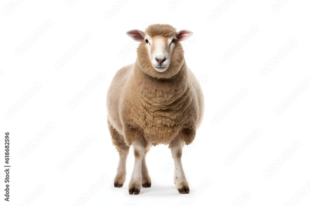 sheep isolated on white background sheep isolated on white background