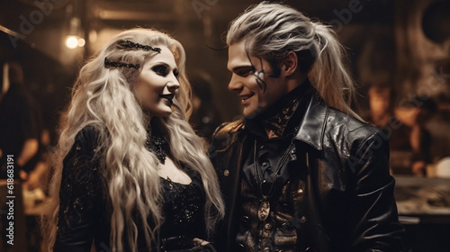 Gothic Temptations: Unveiling the Enigmatic Allure of Real-Life and Party Mode Gothic Culture. Dive into the Dark, Sensual World of Gothic Fashion, Music, and Expression, Enhanced by Generative AI