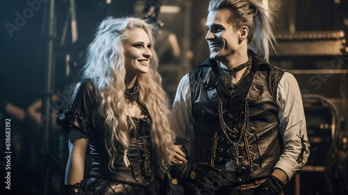 Gothic Temptations: Unveiling the Enigmatic Allure of Real-Life and Party Mode Gothic Culture. Dive into the Dark, Sensual World of Gothic Fashion, Music, and Expression, Enhanced by Generative AI