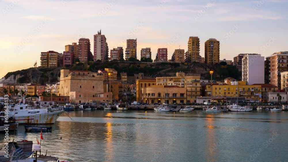Porto Empedocle, Sicily, Italy on the Water Porto Empedocle, Sicily, Italy on the Water
