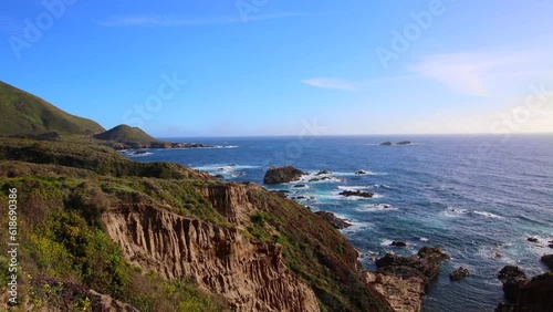 Wallpaper Mural view of the coast of the sea Torontodigital.ca