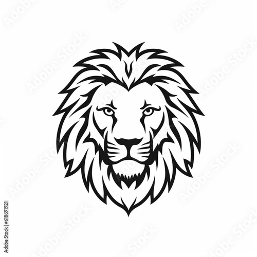 Lion head mascot