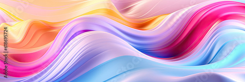 Wallpaper Mural Abstract colorful wavy liquid background Torontodigital.ca